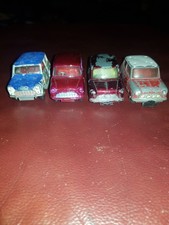 Corgi Toys Morris Mini Minor X2 Cooper X1 & Dinky Morris Mini For Restoration