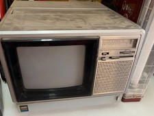 vintage portable tv radio