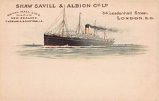 SHAW. SAVILL & ALBION LINE