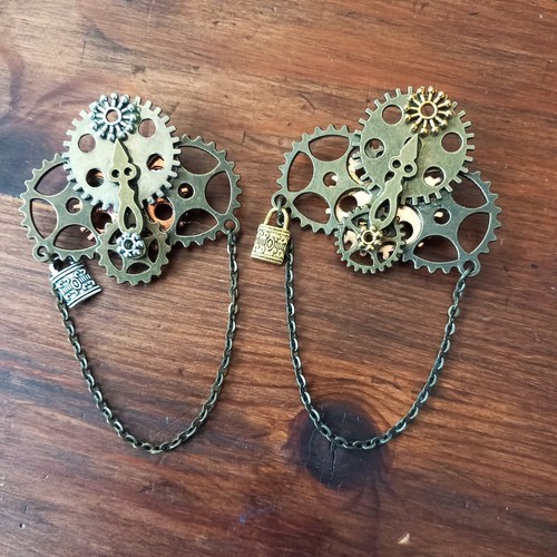 Quirky steampunk gears - gears, cogs
