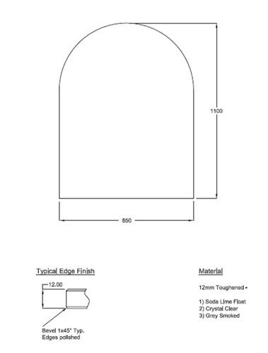 Glass hearth d - glass,