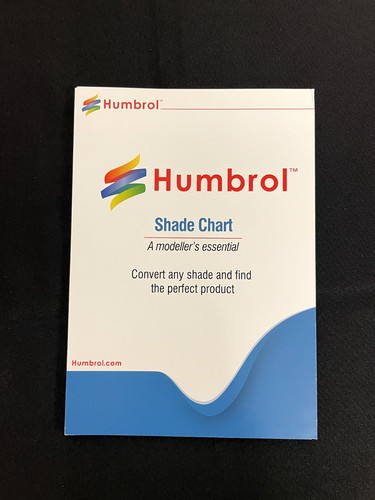 Humbrol shade chart paint - chart,
