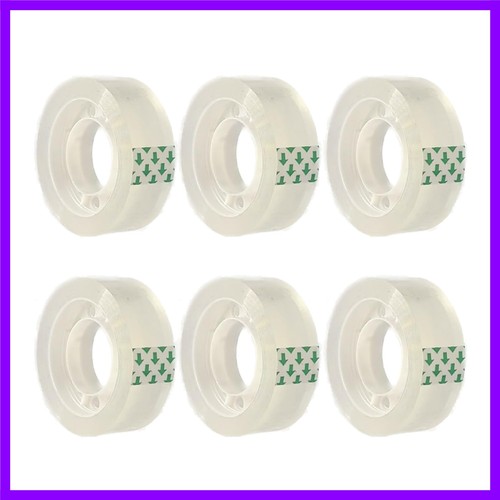 Clear transparent tape rolls - clear,