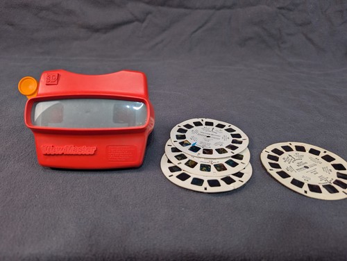 Tyco viewmaster red toy - 3d,