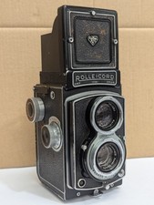 Old Vintage ROLLEICORD  Medium Format TLR Camera With XENAR 75mm F3.5 Lens Read 
