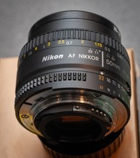 Nikon AF Nikkor 50mm f/1.8D Mint Condition Inc Filter - immaculate !