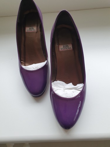 Ladies court shoe purple - court, shoe,