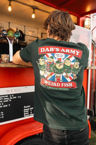 Weird fish dabs army - dabs, back