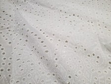 Broderie Anglaise on cotton