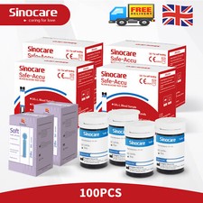 100Pcs Strips Diabetic Blood