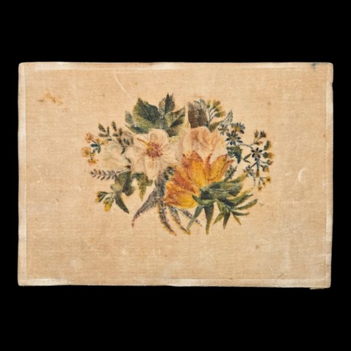 Antique flower bouquet velvet - flower,