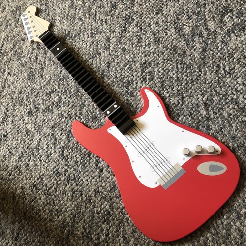 Vintage red fender guitar - red,