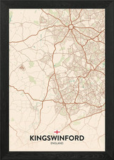 Kingswinford UK Framed Wall