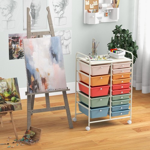 Drawer rolling storage cart - storage,