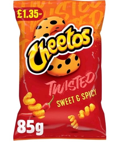 Cheetos twisted sweet - twisted, spicy