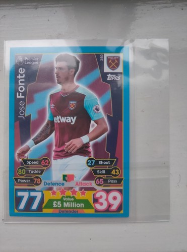 2017 topps match attax - attax, epl