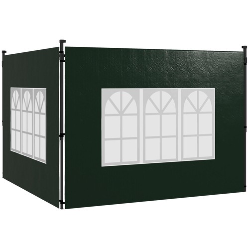 Outsunny gazebo side panels - gazebo,