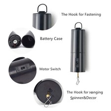 Black Hanging Battery Powered
