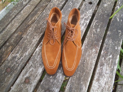 George cleverley brown suede - george,