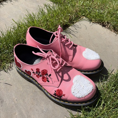 Martens 1461 sequin hearts - dr,