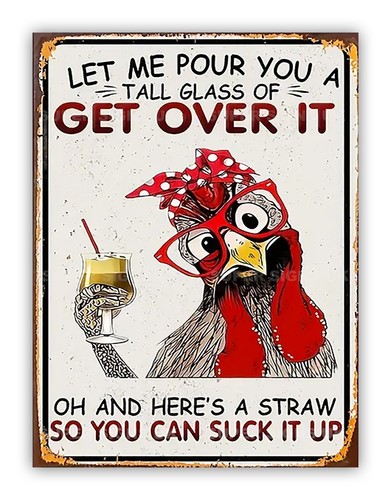 Funny chicken get over - ",