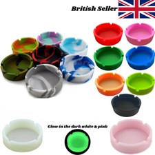 Silicone  Cigarette AshTray - Anti-slip Ash Tray - Shipped from the UK