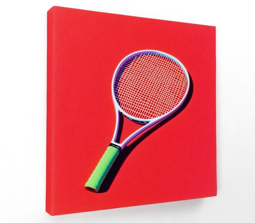 Tennis racket pink red - racket,