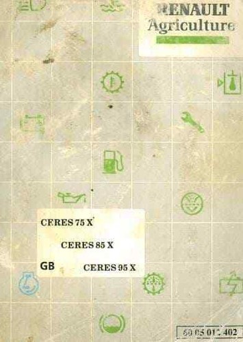 Renault tractor ceres 75x - tractor, 85x