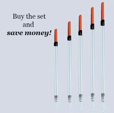 5 Premier Loaded Chemi lite Nite night light Floats Crystal Waggler Fishing.