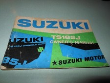 Suzuki OEM TS185J Owner's