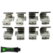 Front brake pad fitting - front,