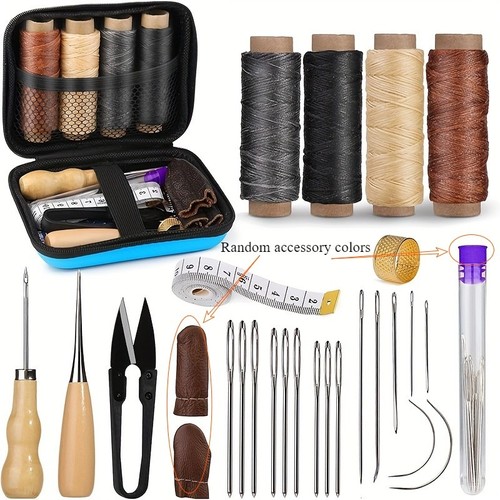 Leather sewing kit hand - sewing,
