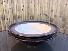 Denby Heather Soup Pasta Bowls