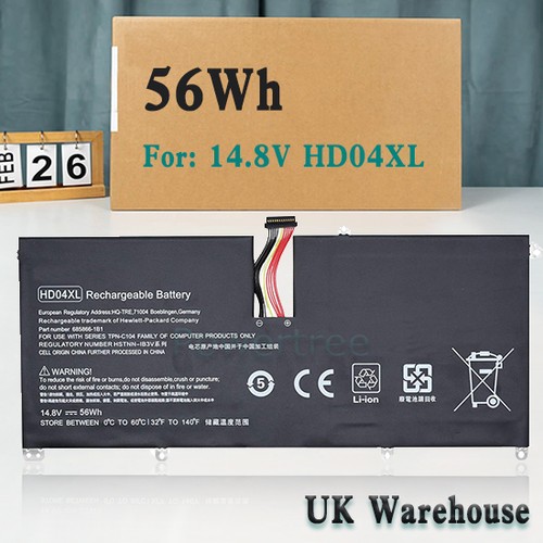 Battery hd04xl for - hp, spectre