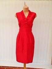 JESSICA HOWARD CORAL RED FRILL