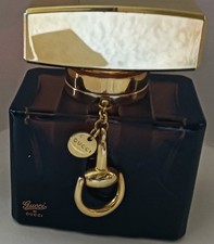 Gucci by Gucci Smoke Glass Perfume Bottle & Dangling Charms - 30ml EMPTY BOTTLE