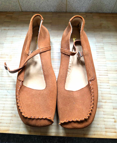 Clarks ladies brown suede - ladies,