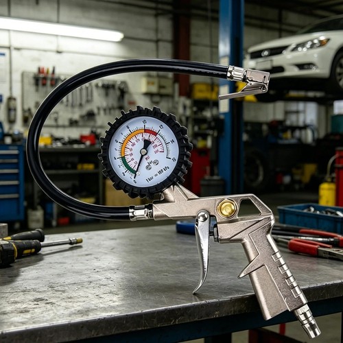 Garage air line tyre pump - line,