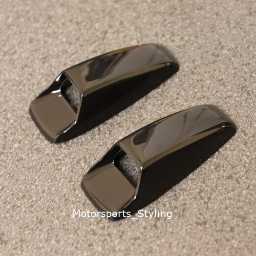 Gloss black windscreen washer - black,