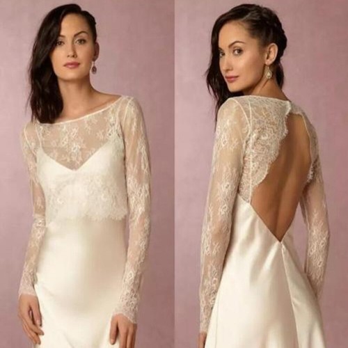 Sexy backless wedding jackets - sexy,