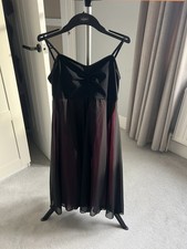 1st Position Black Cotton/Chiffon Lyrical Dress Medium Adult Age 14/15/16