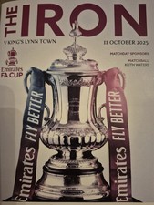 25/26 Scunthorpe United v Kings Lynn Town   facup  oct 11th