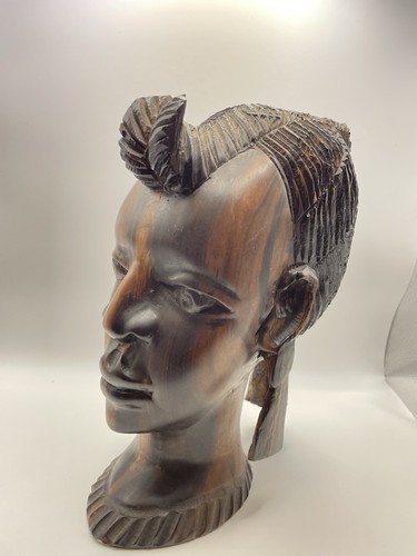 Vintage hand carved african - carved,