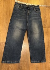 Fat Face ladies wide crop blue