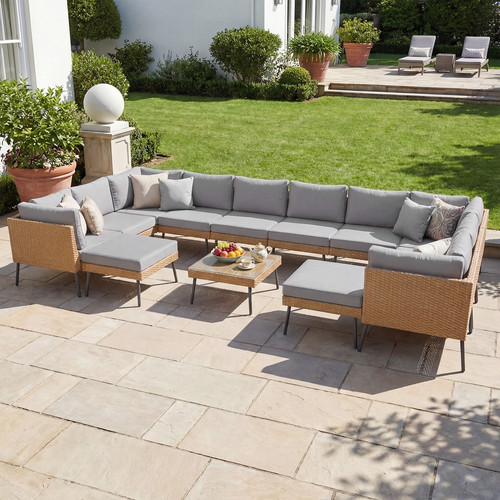 Piece high leg light gray - 13-piece,