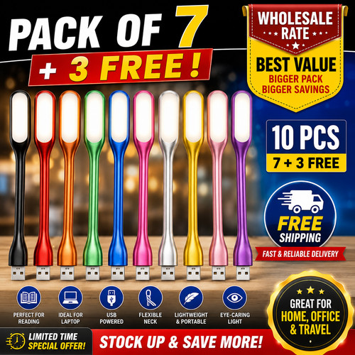 Flexible led usb reading light - flexible,