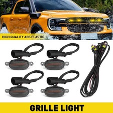 4X Grille LED DRL Amber/White