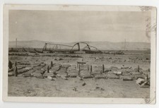 WW1 A Turkish Train Blown Up