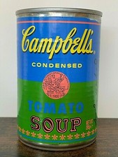 UNOPENED 2014 Limited Edition UK Campbell's Mushroom Soup Tin Andy Warhol Style