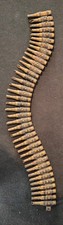 Bandolier Bullet Belt , Army Collectables, Metal Spent Casings Come With The Bel